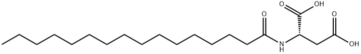 N-Palmitoyl-L-Aspartate 구조식 이미지