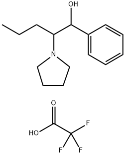 α-Pyrrolidinopentiophenone metabolite 1 (trifluoroacetate salt) 구조식 이미지