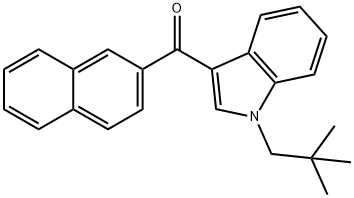 JWH 018 2'-naphthyl-N-(2,2-dimethylpropyl) isomer 구조식 이미지