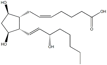 ent-8-iso-15(S)-프로스타글란딘F2α 구조식 이미지