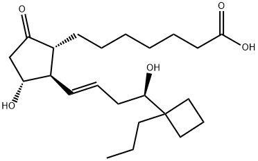 (R)-Butaprost, free acid Structure