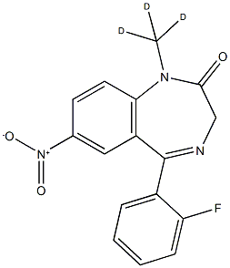 Flunitrazepam-d3 Structure