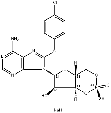 Rp-8-CPT-Cyclic AMP (sodium salt) Structure