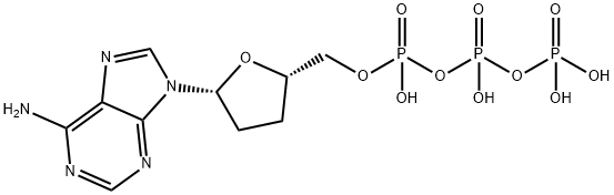 2',3'-디옥시아데노신트리인산=DDATP 구조식 이미지