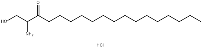 3-keto Sphinganine (d18:0) (hydrochloride) 구조식 이미지