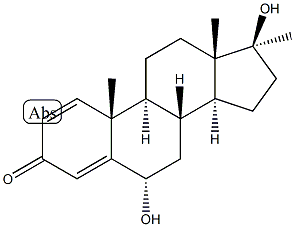 6-hydroxymethandienone 구조식 이미지