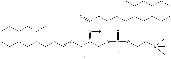N-PALMITOYL-D-SPHINGOMYELIN Structure