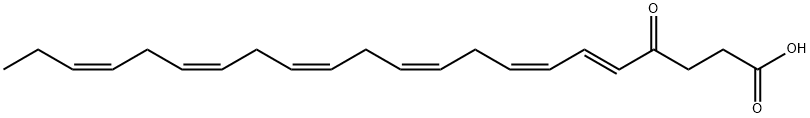 4-oxo-Docosahexaenoic Acid Structure