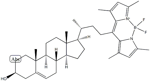 23-(dipyrroMetheneboron difluoride)-24-norcholesterol Structure
