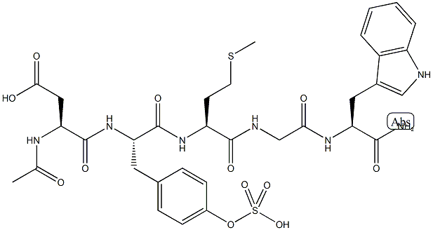 CCK (26-30) (sulfated) 구조식 이미지