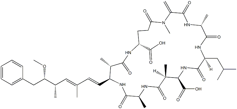 MICROCYSTIN LA Structure