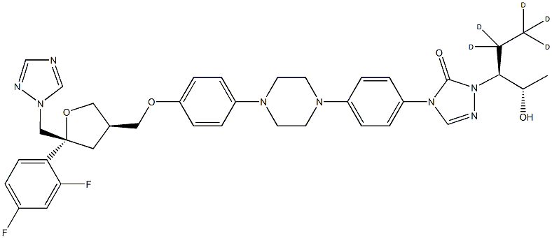 Posaconazole-d5 Structure