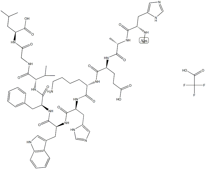 Brain-Derived Acidic Fibroblast Growth Factor (102-111) (bovine) (trifluoroacetate salt) Structure