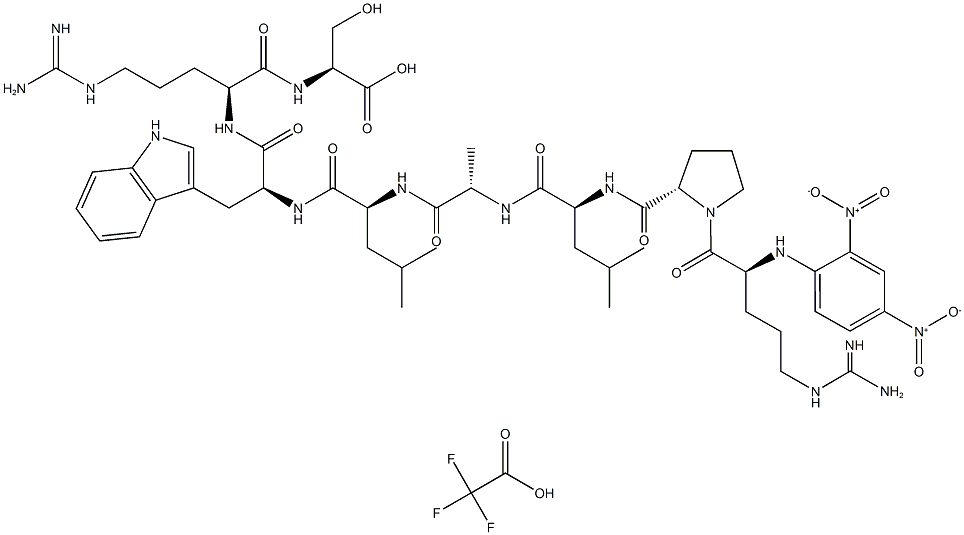 Dnp-RPLALWRS (trifluoroacetate salt) Structure