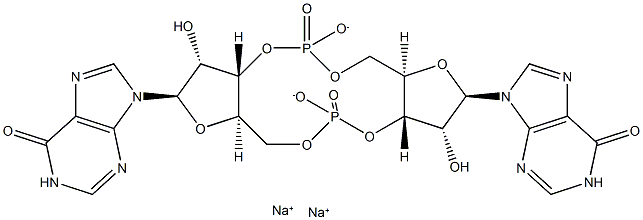 Cyclic di-IMP (sodium salt) 구조식 이미지