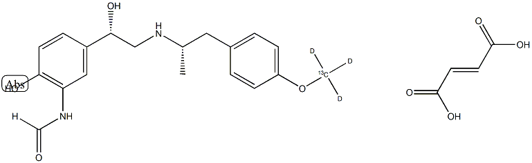 Formoterol-13C-d3 (hemifumarate) Structure