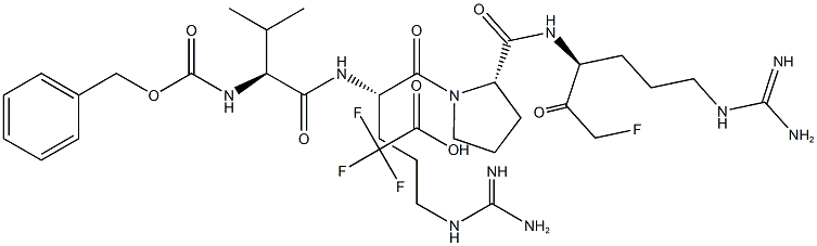 Z-VRPR-FMK (trifluoroacetate salt) 구조식 이미지