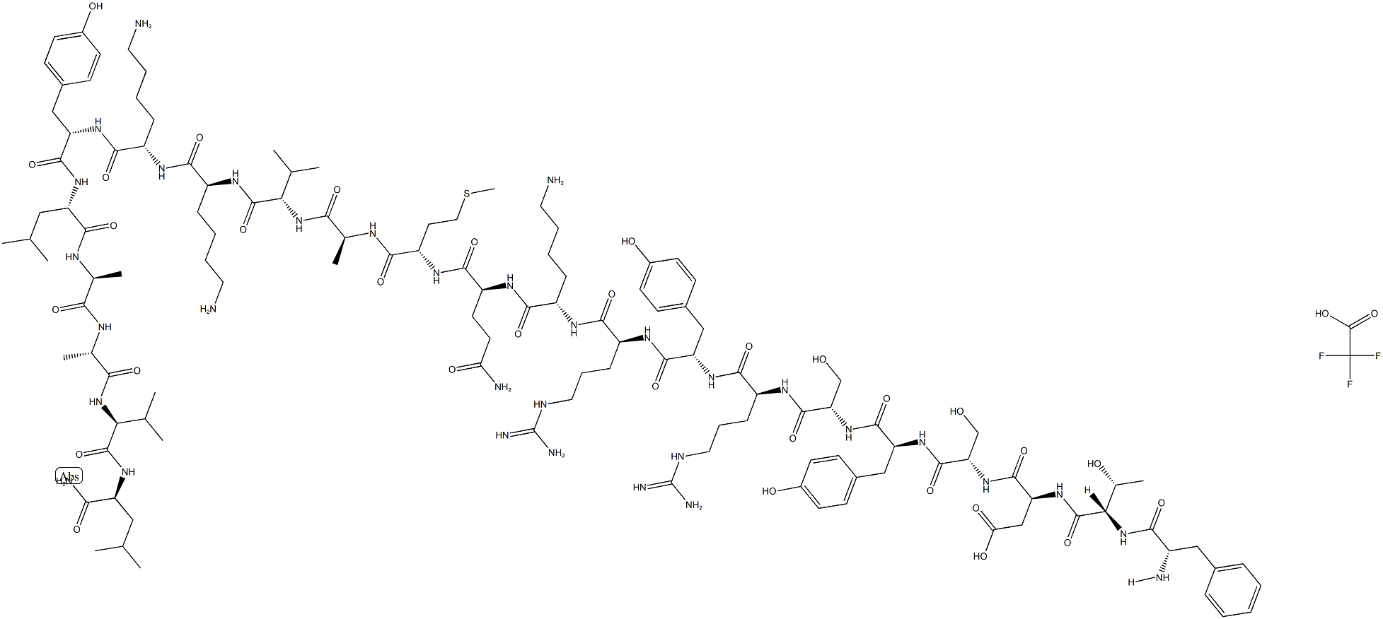 PACAP (6-27) (human, chicken, mouse, ovine, porcine, rat) (trifluoroacetate salt) Structure