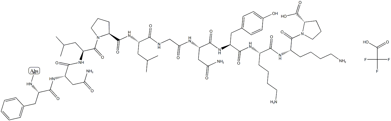 Brain-Derived Acidic Fibroblast Growth Factor (1-11) (bovine) (trifluoroacetate salt)	 Structure