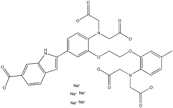 Indo-1 (sodium salt) Structure