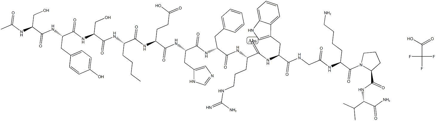 [Nle4,D-Phe7]--MSH (trifluoroacetate salt) Structure