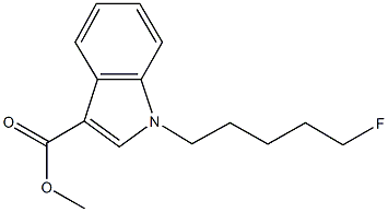 methyl-1-(5-fluoropentyl)-1H-indole-3-Carboxylate 구조식 이미지