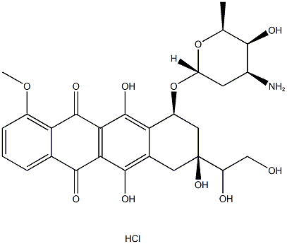 DOXORUBICINOL HYDROCHLORIDE Structure