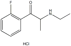 2-Fluoroethcathinone (hydrochloride) 구조식 이미지
