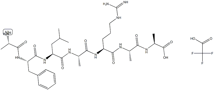 Thrombin Receptor Peptide Ligand (trifluoroacetate salt) Structure