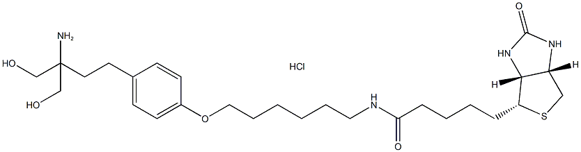 FTY720 phenoxy-biotin Structure