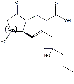 tetranor-Misoprostol Structure