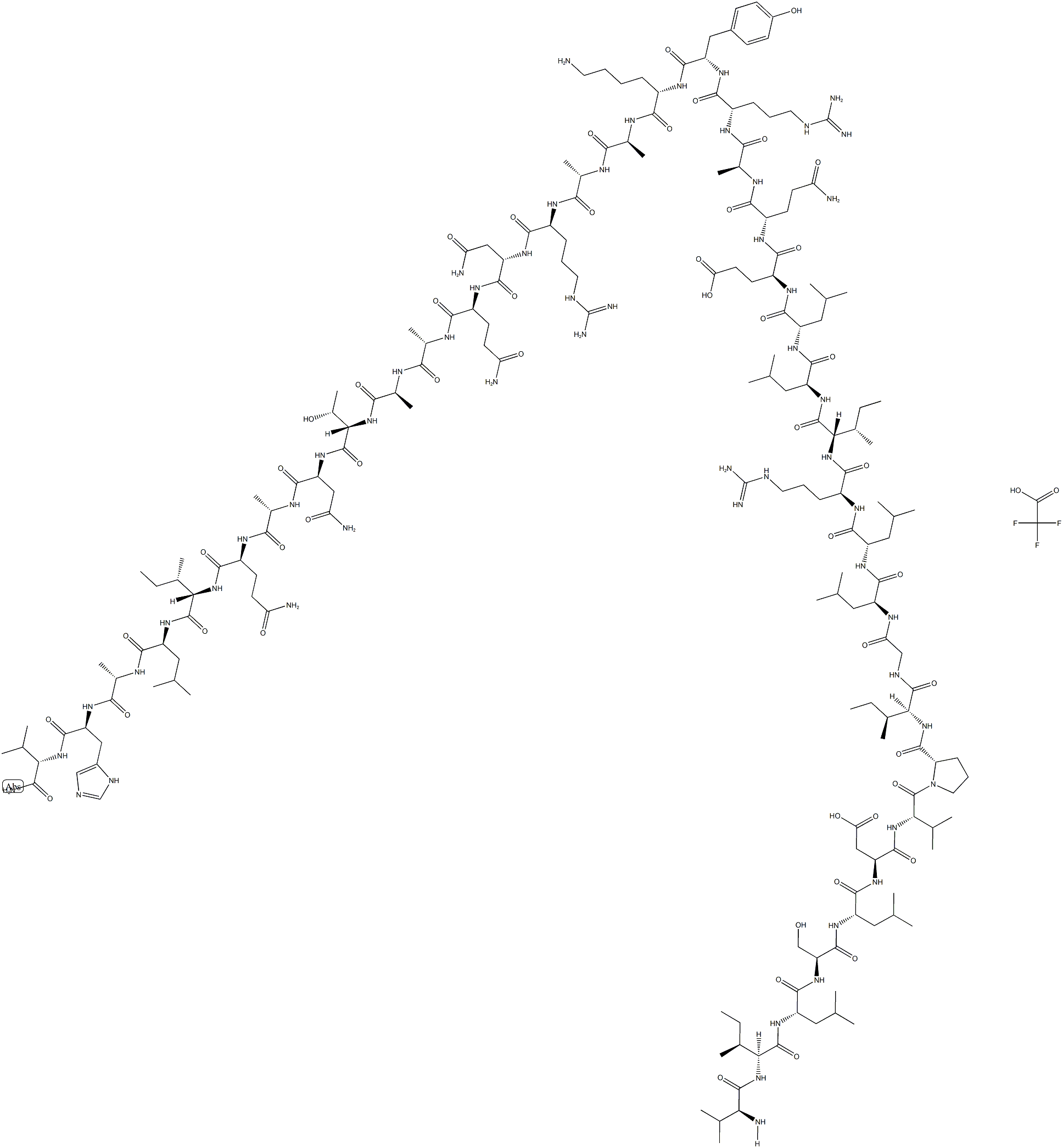 Urocortin II (mouse) (trifluoroacetate salt) Structure