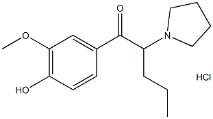 3,4-Methylenedioxy Pyrovalerone metabolite 1 (hydrochloride) 구조식 이미지