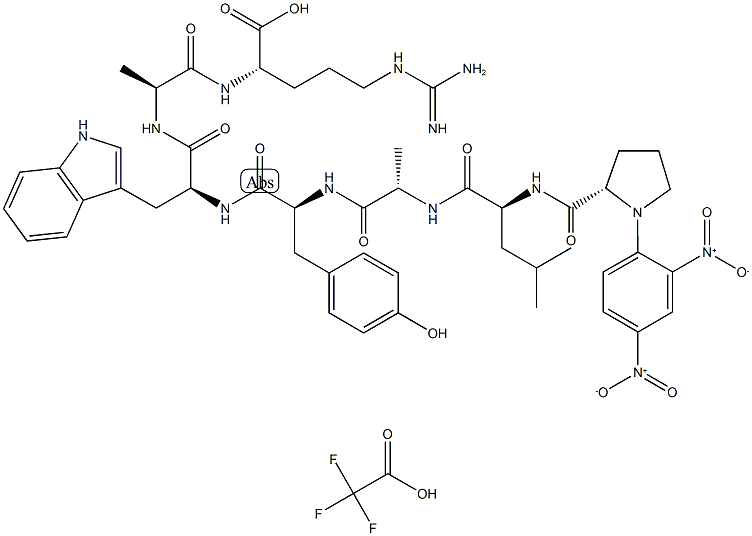 Dnp-PLAYWAR (trifluoroacetate salt) Structure