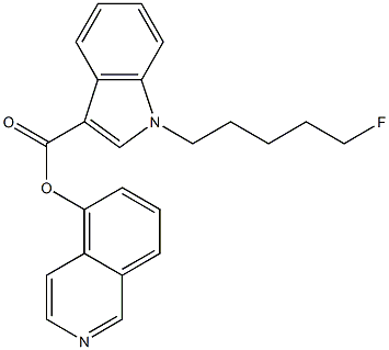 5-fluoro PB-22 5-hydroxyisoquinoline isomer Structure