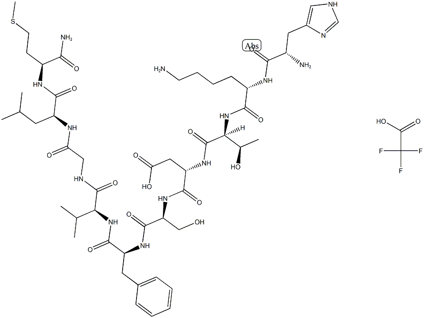 Neurokinin A (trifluoroacetate salt) Structure