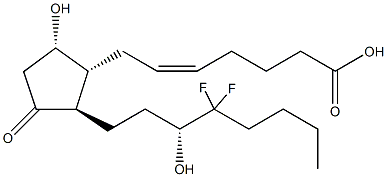 13,14-dihydro-16,16-difluoro Prostaglandin D2 Structure