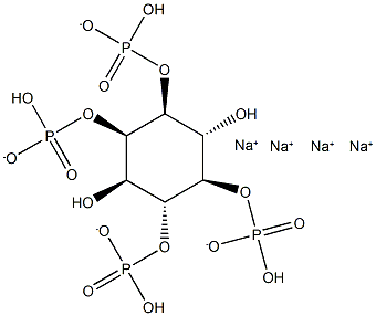 D-myo-Inositol-1,2,4,5-tetraphosphate (sodium salt) Structure