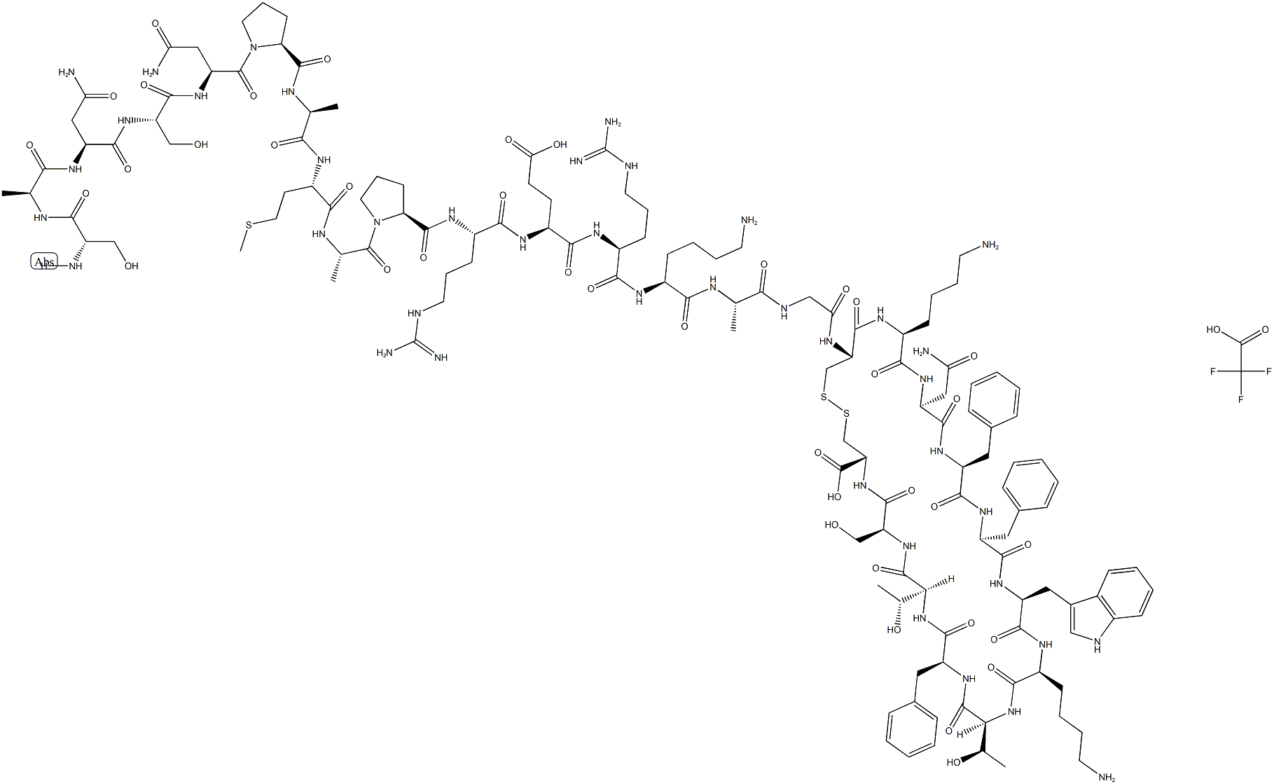 Somatostatin-28 (trifluoroacetate salt) Structure