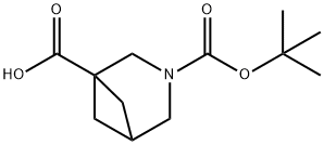 3-(TERT-BUTOXYCARBONYL)-3-AZABICYCLO[3.1.1]HEPTANE-1-CARBOXYLIC ACID Structure