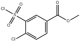 methyl 4-chloro-3-(chlorosulfonyl)benzoate Structure
