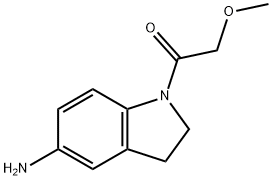 1-(5-amino-2,3-dihydro-1H-indol-1-yl)-2-methoxyethan-1-one Structure