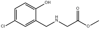 methyl 2-{[(5-chloro-2-hydroxyphenyl)methyl]amino}acetate Structure