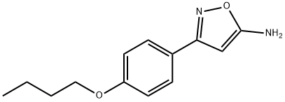 3-(4-butoxyphenyl)-1,2-oxazol-5-amine Structure