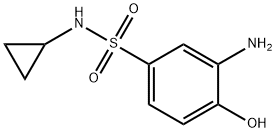 3-amino-N-cyclopropyl-4-hydroxybenzene-1-sulfonamide Structure