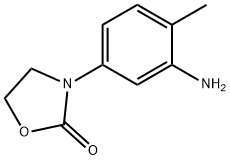 3-(3-amino-4-methylphenyl)-1,3-oxazolidin-2-one Structure
