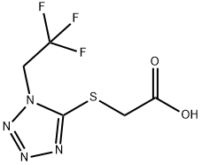 2-{[1-(2,2,2-trifluoroethyl)-1H-1,2,3,4-tetrazol-5-yl]sulfanyl}acetic acid Structure