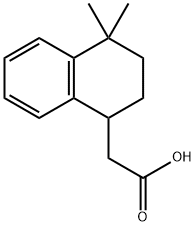 2-(4,4-dimethyl-1,2,3,4-tetrahydronaphthalen-1-yl)acetic acid Structure