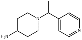 1-[1-(pyridin-4-yl)ethyl]piperidin-4-amine Structure