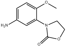 3-(5-amino-2-methoxyphenyl)-1,3-oxazolidin-2-one Structure